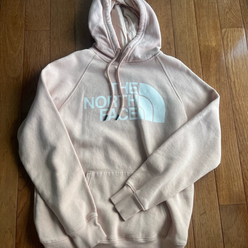 The North Face pink sweatshirt